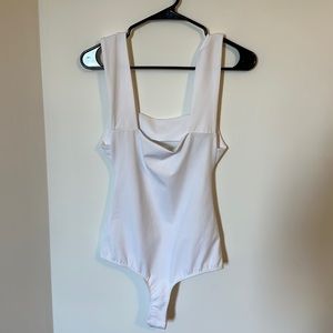 Free People white bodysuit
